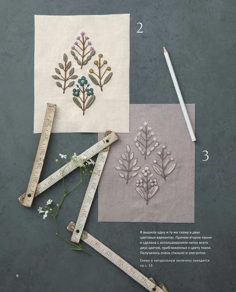 Embroidery by Alice Makabe. A Gentle Garden in Bloom