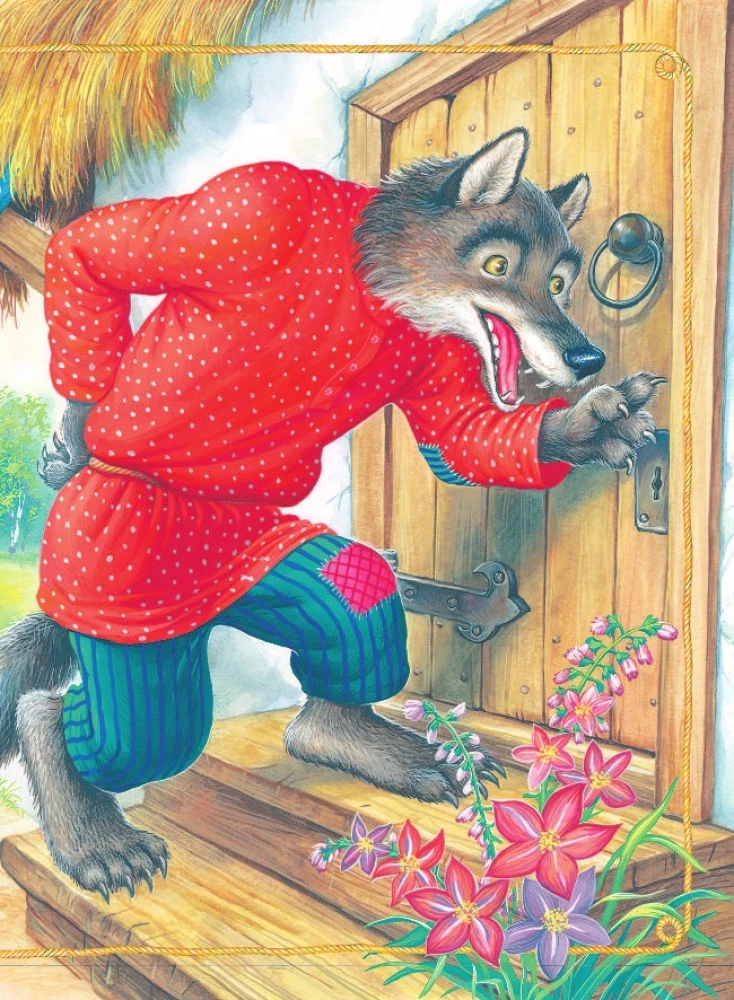The Wolf and the Kids. Russian Folk Tales