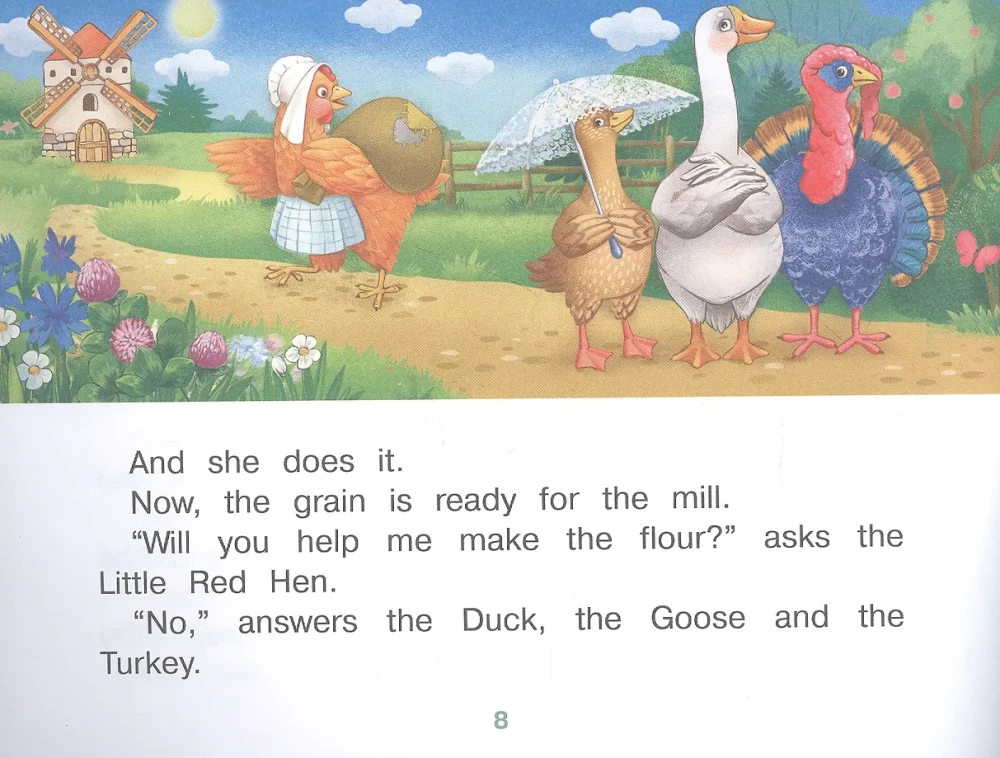The Little Red Hen / Ryżowa Kurka. (po angielsku)