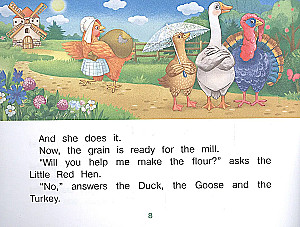 The Little Red Hen / Ryżowa Kurka. (po angielsku)