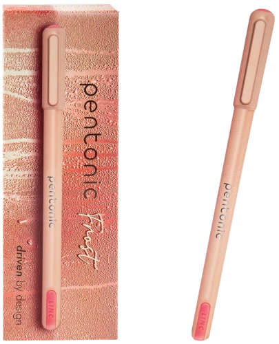 Ballpoint pen - LINC Pentonic Frost, 0.7mm (red)