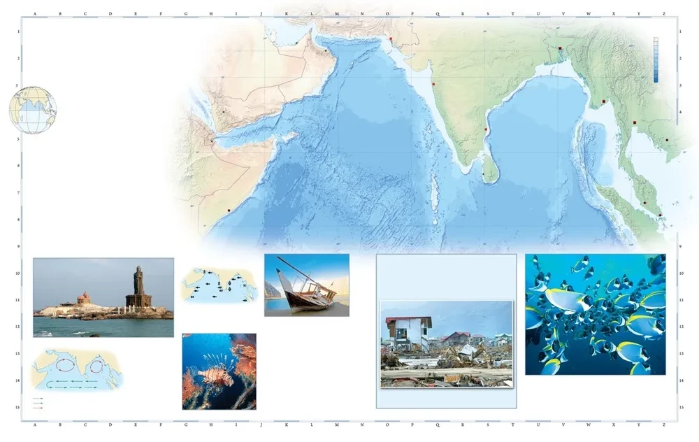 Oceans. Illustrated Atlas