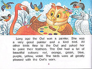 Why the owl flies only by night