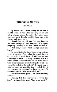 Obrót wkrętu. Poziom 1 = The Turn of the Screw