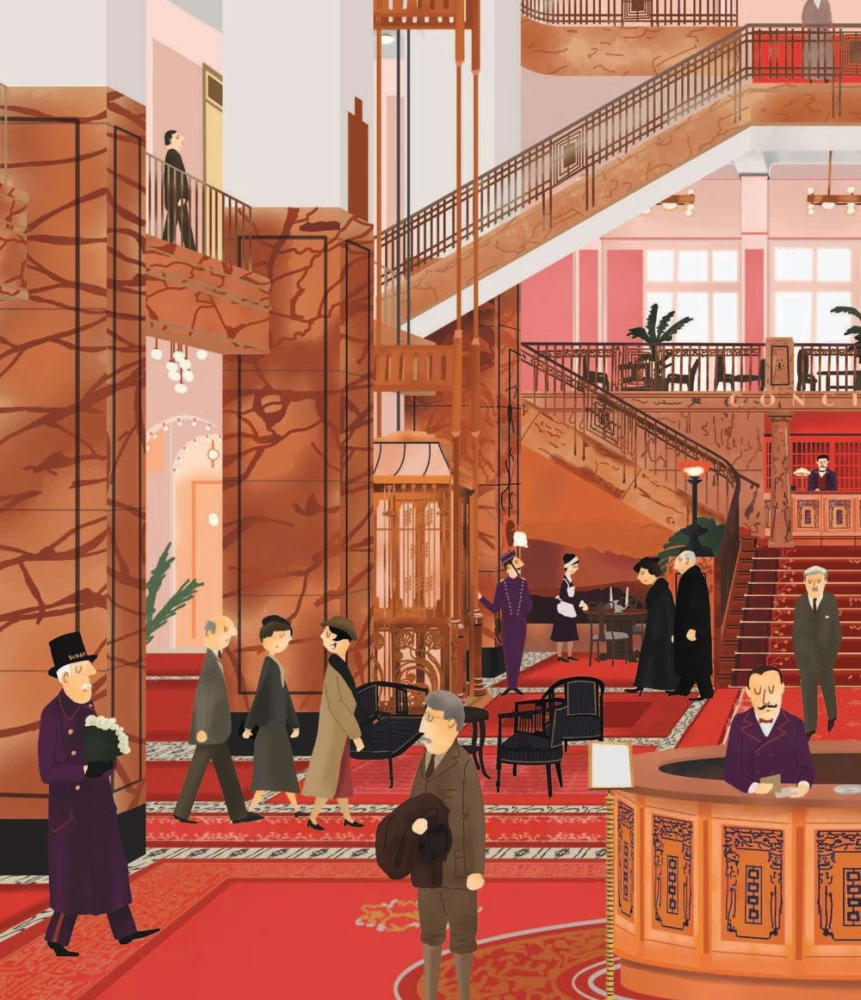 Hotel Grand Budapest. Ilustrowana historia tworzenia melancholijnej komedii o utraconym świecie