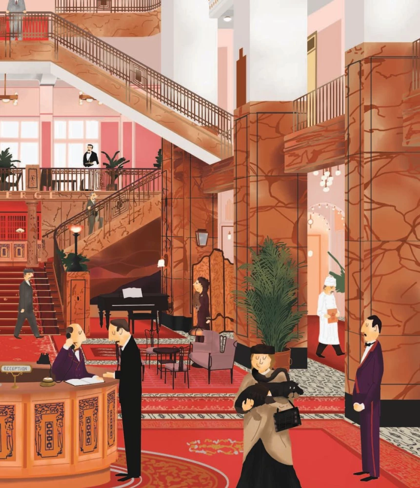 Hotel Grand Budapest. Ilustrowana historia tworzenia melancholijnej komedii o utraconym świecie