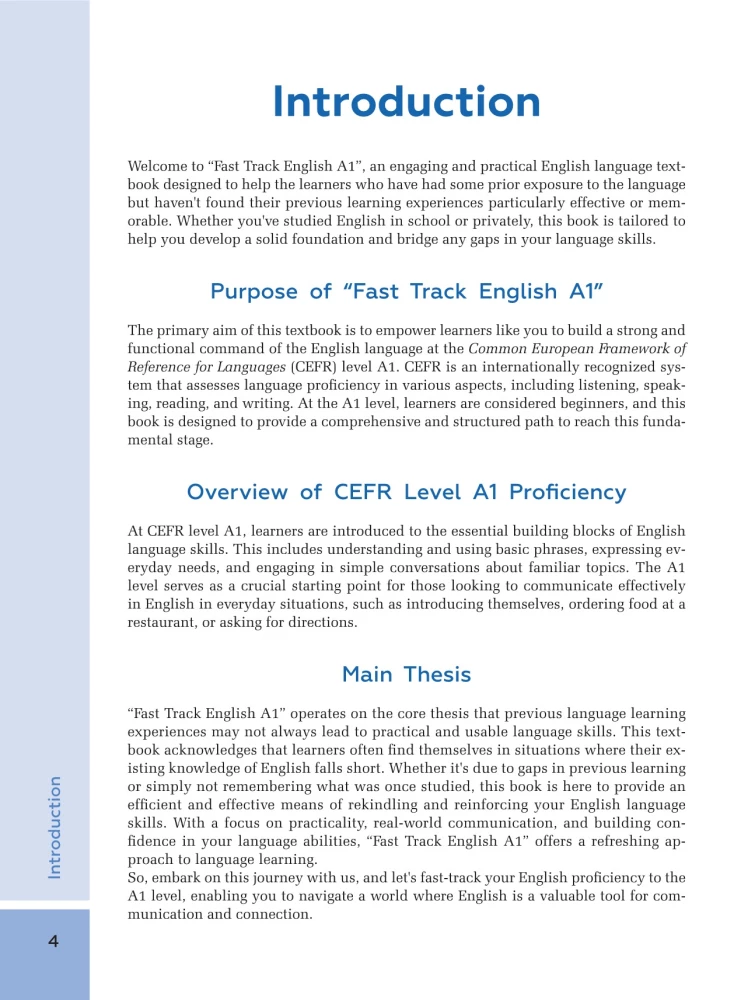 Fast Track English A1: solider Grundstein für Anfänger (Building a Solid Foundation for Beginner English Learners)