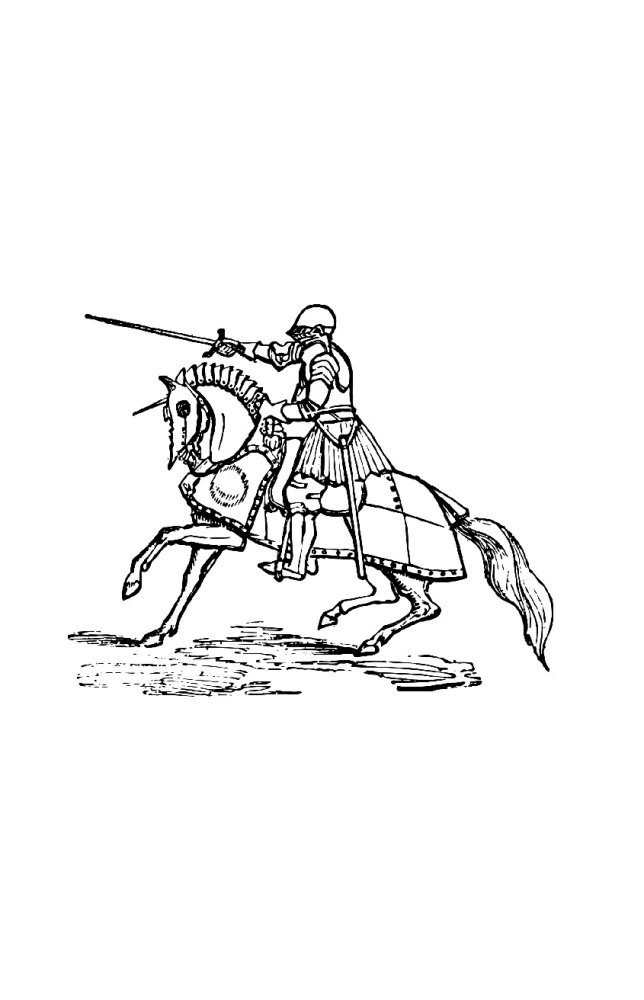The Middle Ages. Anti-Stress Coloring Book