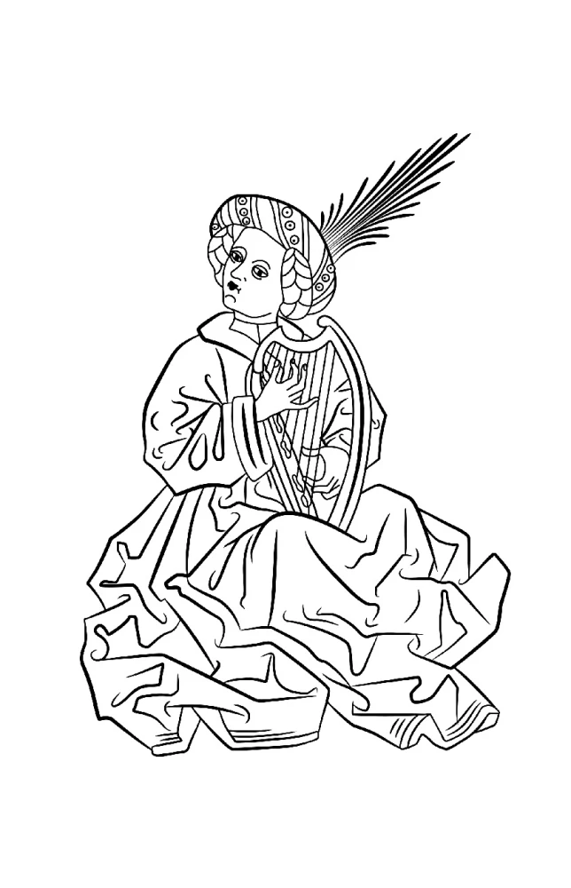 The Middle Ages. Anti-Stress Coloring Book