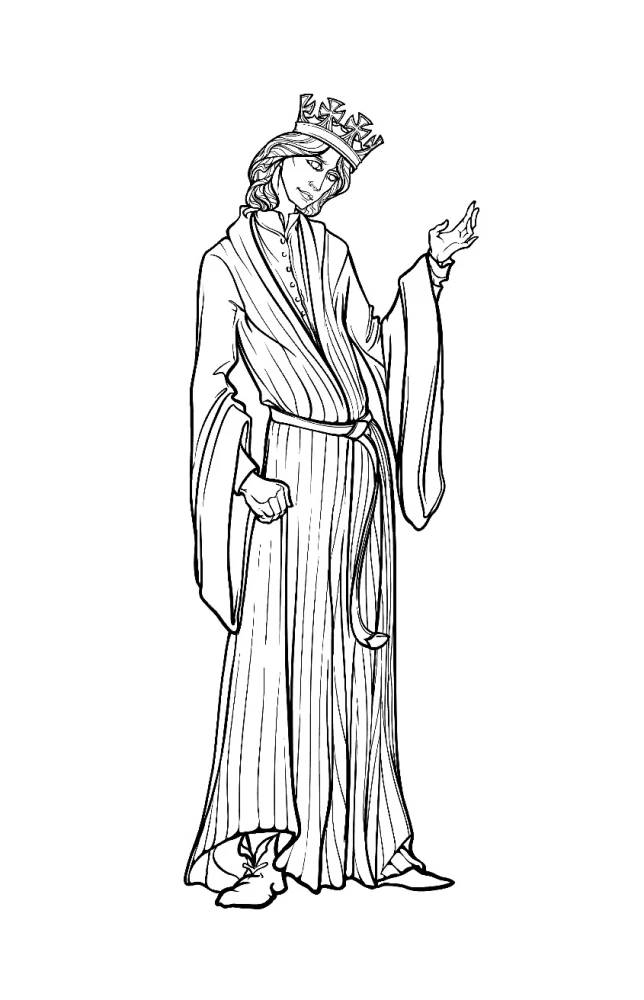 The Middle Ages. Anti-Stress Coloring Book