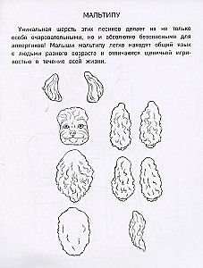 Papierowe małe psy. Wytnij, pokoloruj, graj. 12 gotowych schematów